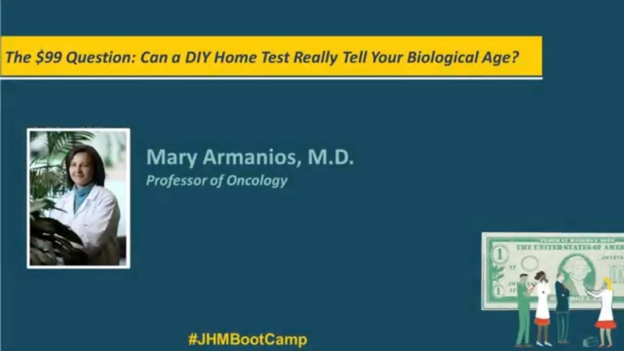 The $99 Question: Can a DIY Home Test Really Tell Your Biological Age? | Mary Armanios, M.D.