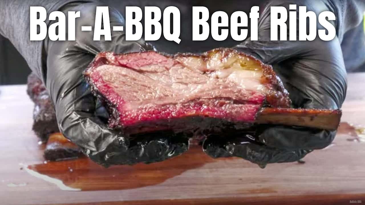 Bar-A-BBQ Style Beef Ribs On A Pellet Smoker? | Lone Star Grillz Pellet Smoker