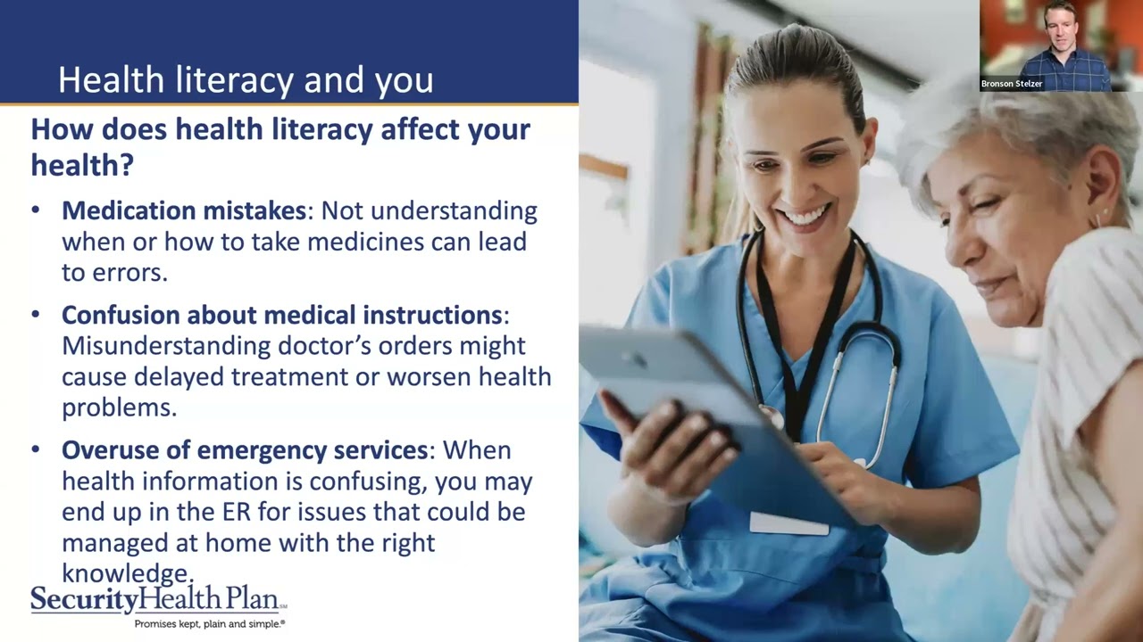 Security Health Plan Academy: Understanding health literacy