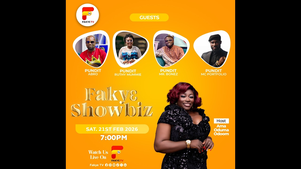 FAKYE SHOWBIZ WITH Ama Oduma Odoom, ABRO, RUTHY,  MC Portfolio AND MR BONEZ | 07 -03 - 26