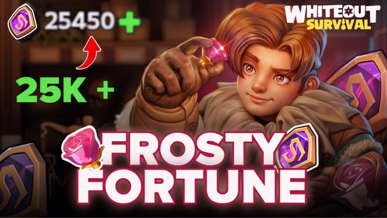 Whiteout Survival MAXING FROSTY FORTUNE 25.000+ GEMS OF ENIGMA RampageR #wos