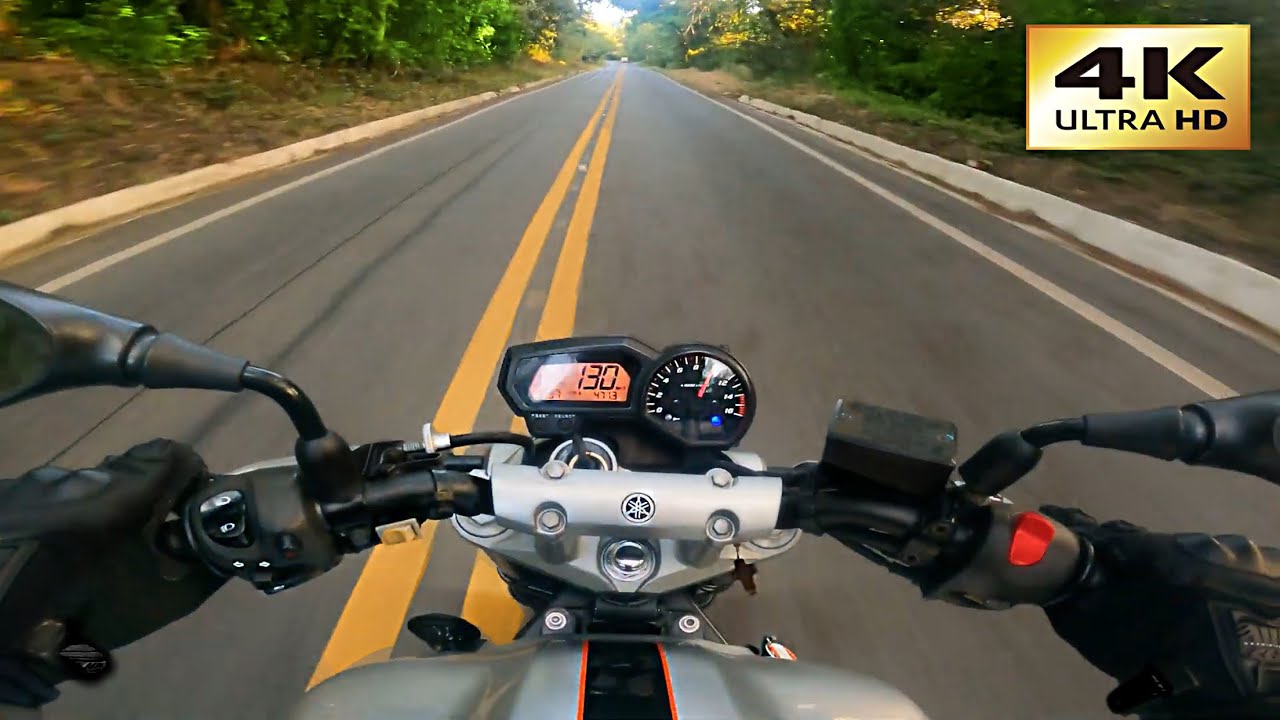 FZ6 2009 ACCELERATING - [ASMR] 4K / EXHAUST SOUND