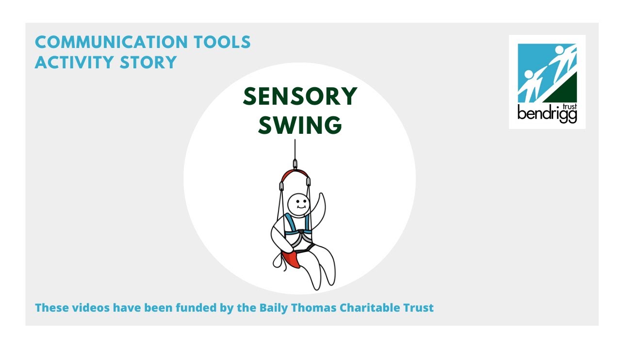 Sensory Swing Activity Social Story. Communication support for SEN, Learning Disabilities & Autism.