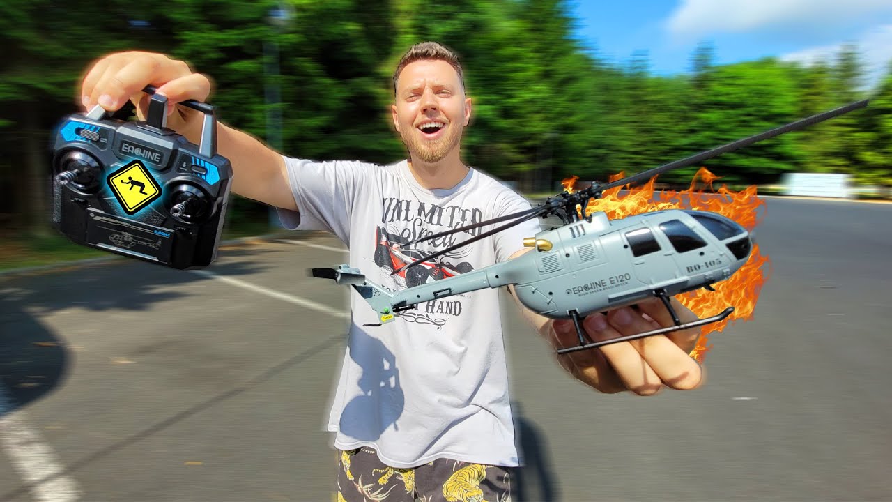 Absoluter Anf&auml;nger Helikopter f&uuml;r unter 100&euro; st&uuml;rzt ab!