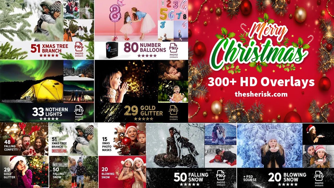 300+ Merry Christmas Flyer And Overlays Download |Sheri Sk| |Merry Christmas Overlays