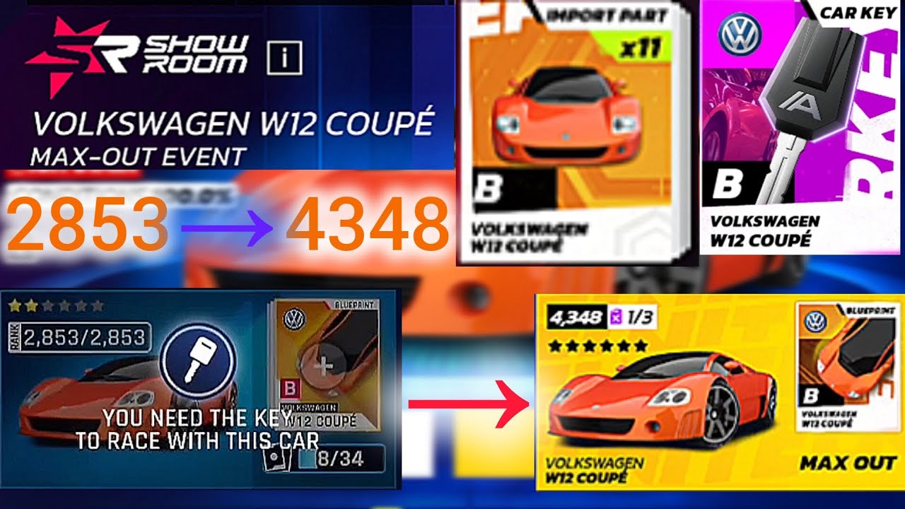 Asphalt Unite - Max out & unlock Volkswagen W12 Coupé in Showroom🥳