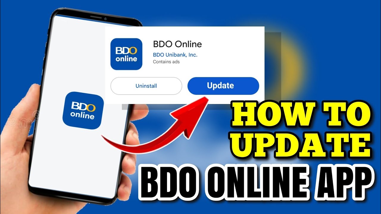 КАК ОБНОВИТЬ ПРИЛОЖЕНИЕ BDO ONLINE BANKING | Riencyll Cabile