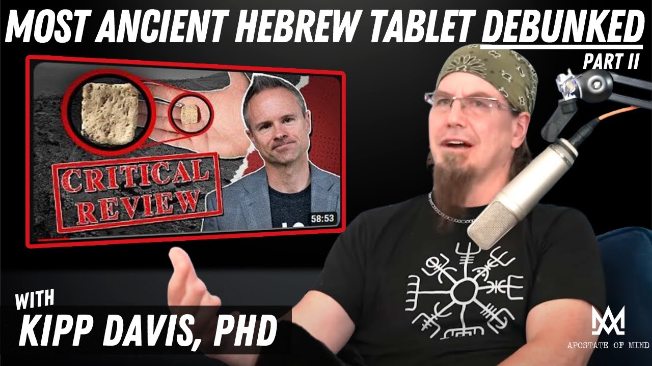 Dr. Kipp Davis DESTROYS Archaeologist's Claims of a Biblical Tablet: Part II @SeanMcDowell #podcast