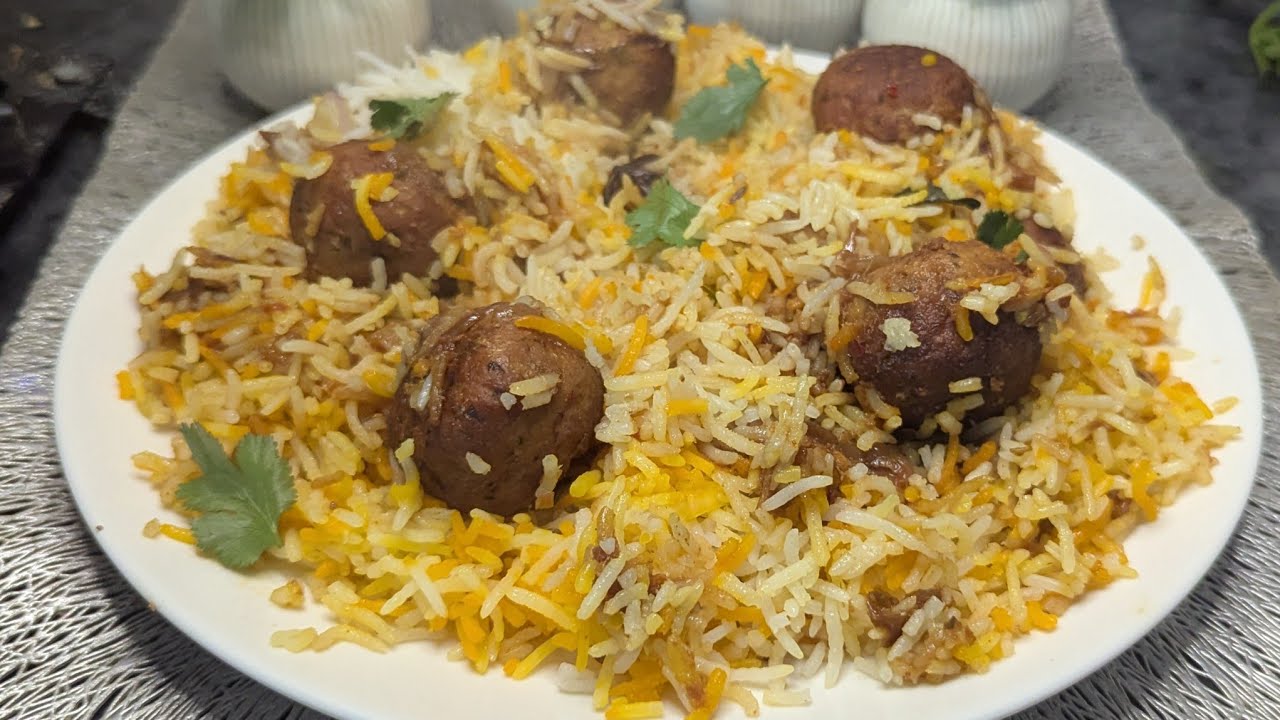 Eid Special Chicken Kofta Biryani Recipe by Heaven Taste | Easy & Delicious Biryani