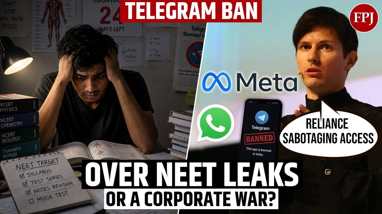 Telegram заблокировали перед пересдачей NEET: Дуров обвинил Reliance и WhatsApp в причастности к ...