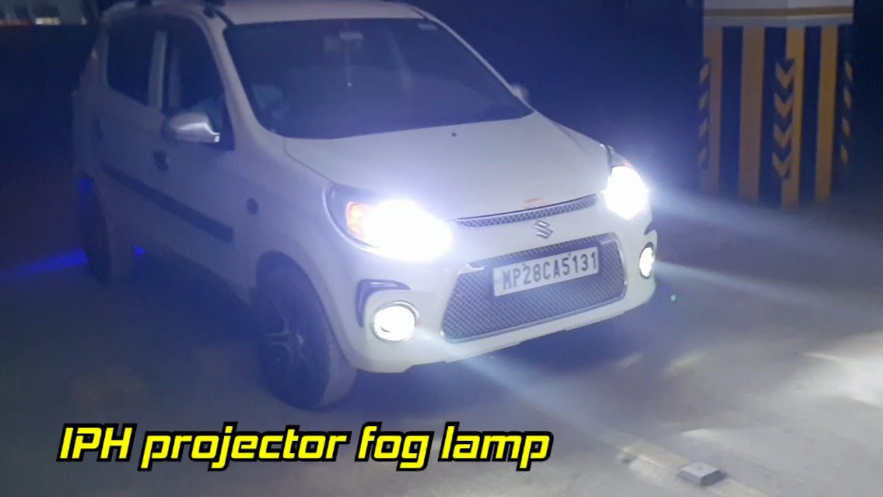 2024 new Maruti Alto 800 install iph projector fog lamp moco LED headlight bulb