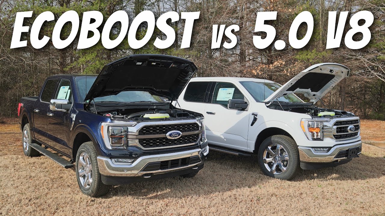 Какой двигатель лучше всего подойдёт для пикапа Ford F-150 2022 года? EcoBoost против V8 | Выхлоп...