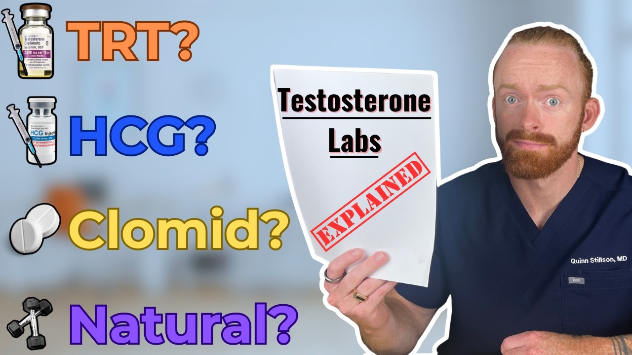 How to Optimize Testosterone Based on YOUR Labs (TRT, Clomid, HCG, Natural?)