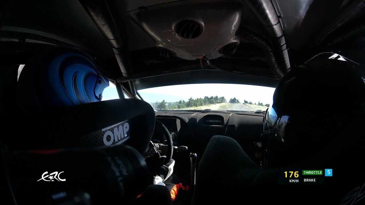EKO Acropolis Rally 2018 - Lukyanuk OBC on SS2 with data