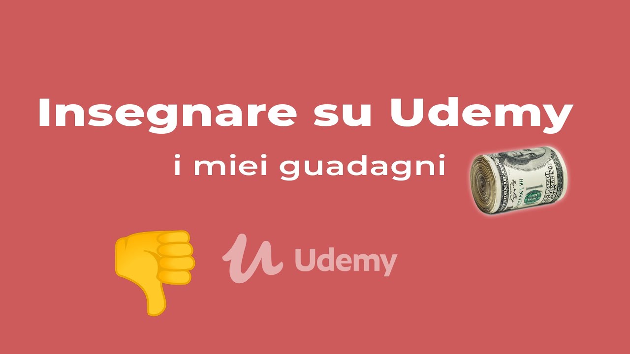 Quanto guadagno su Udemy e le mie considerazioni