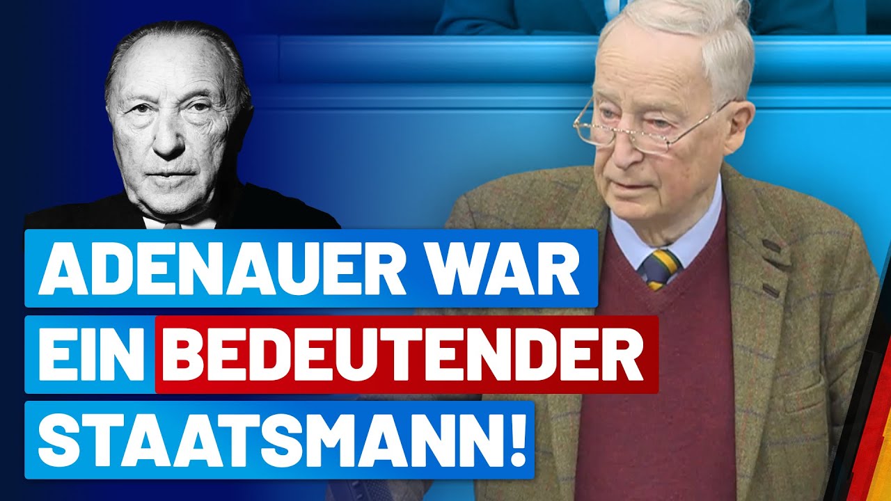 Für Adenauer traf das in besonderem Maße zu! - Dr. Alexander Gauland - AfD-Fraktion im Bundestag