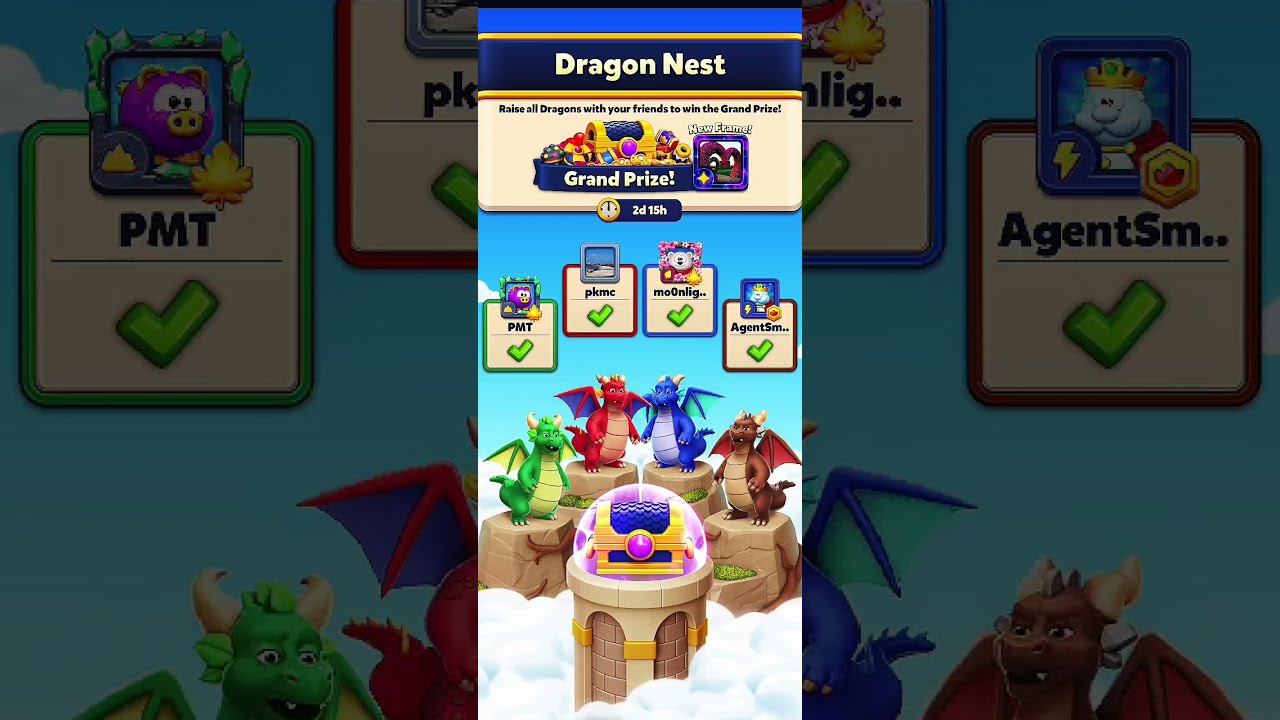 Royal match Area 95 Space Colony Lava Quest Dragon Nest Grand prize and more Rewards