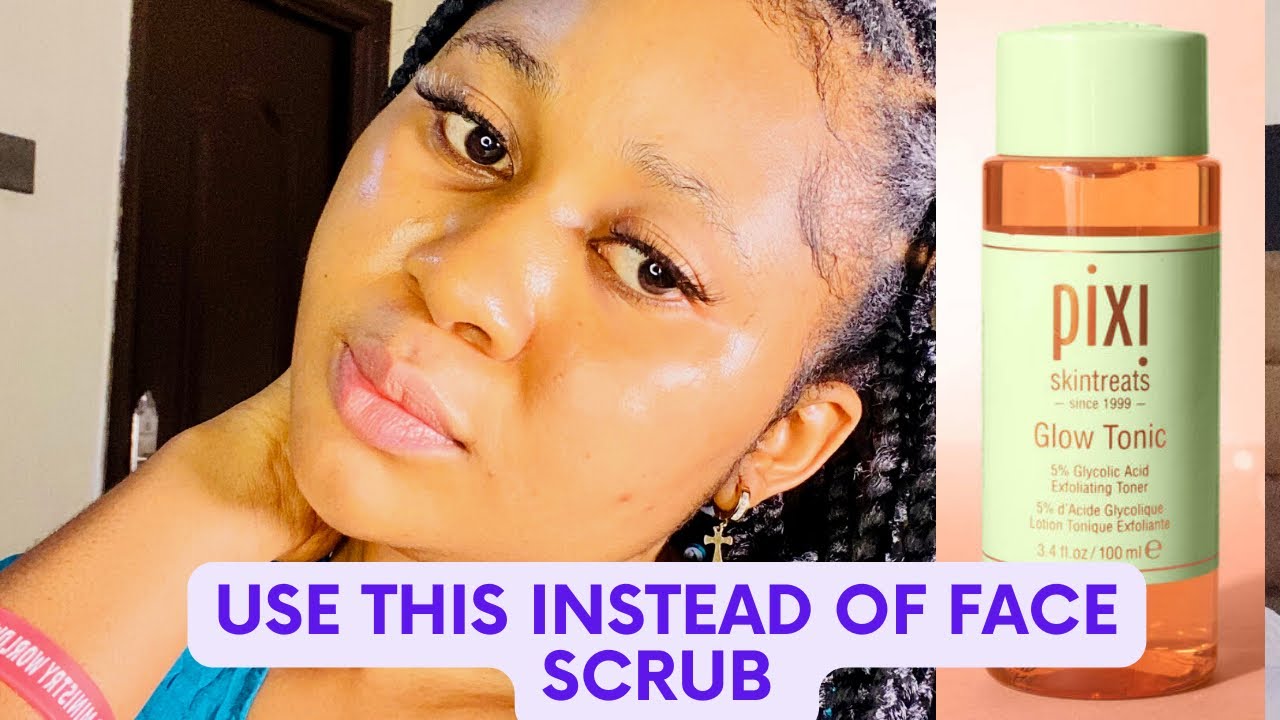 BEST EXFOLIATING FACE TONER FOR A GLASS SKIN  [pixii glow 5% glycolic acid toner]