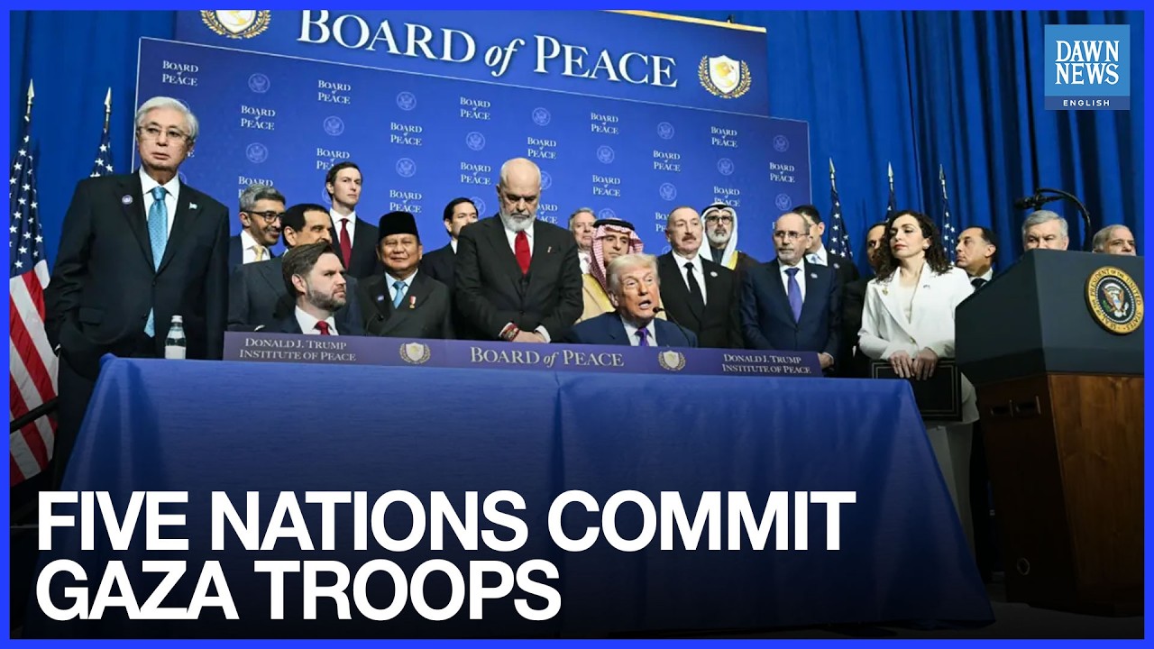 Pakistan Not Among Five Nations Committing Troops to Gaza Stabilisation Force | Dawn News English