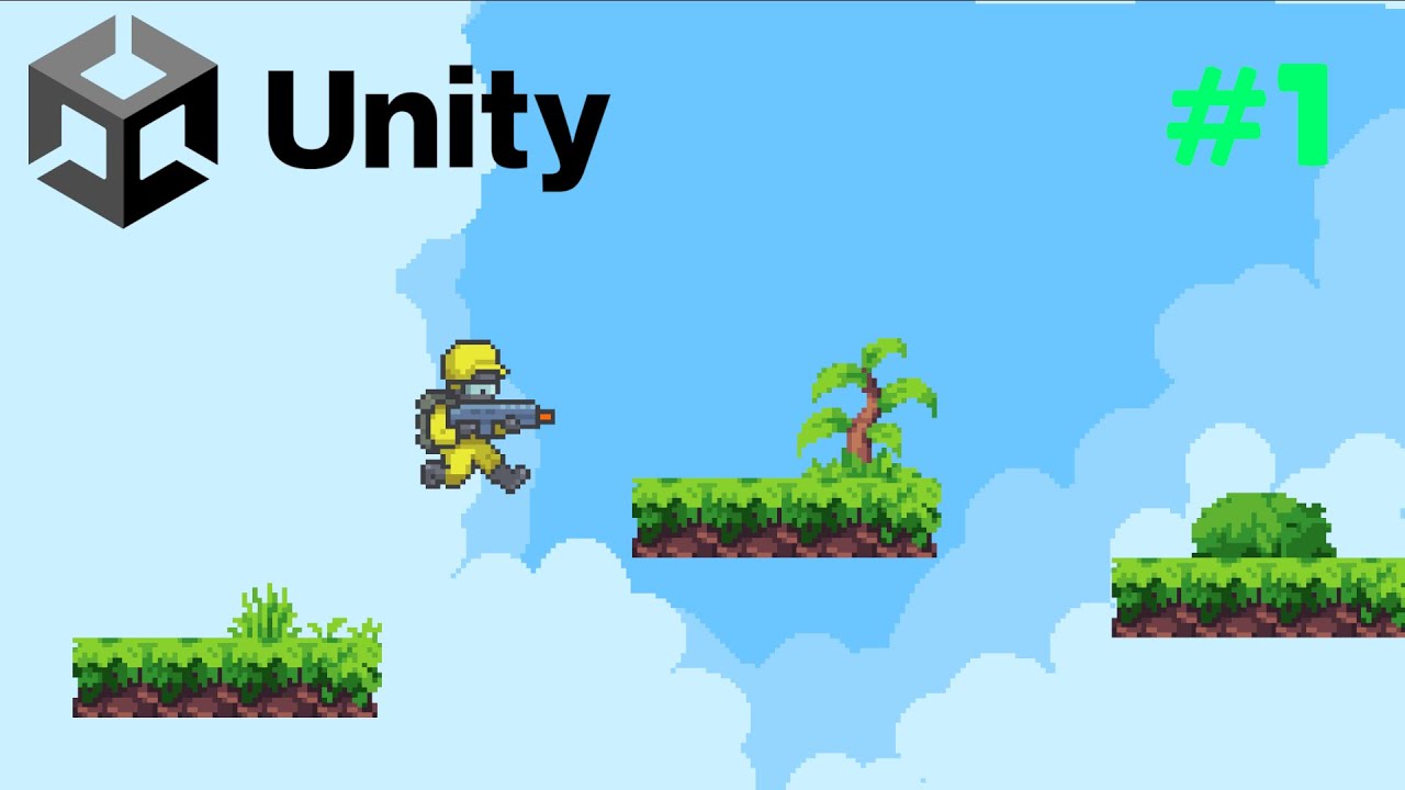 2D Platformer programmieren Unity | Projekt erstellen, Tilemap, |#1