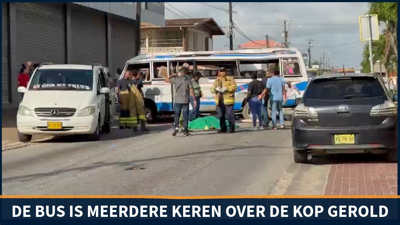 4 doden en 18 gewonden bij aanrijding auto-bus Johannes Mungrastraat I SUN WEB TV I