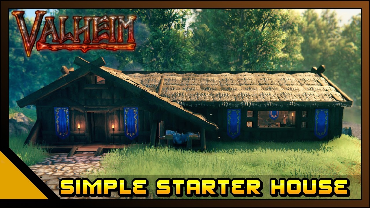 Valheim: Starter Base - Wood Only & Beginner Friendly - (Build Guide)