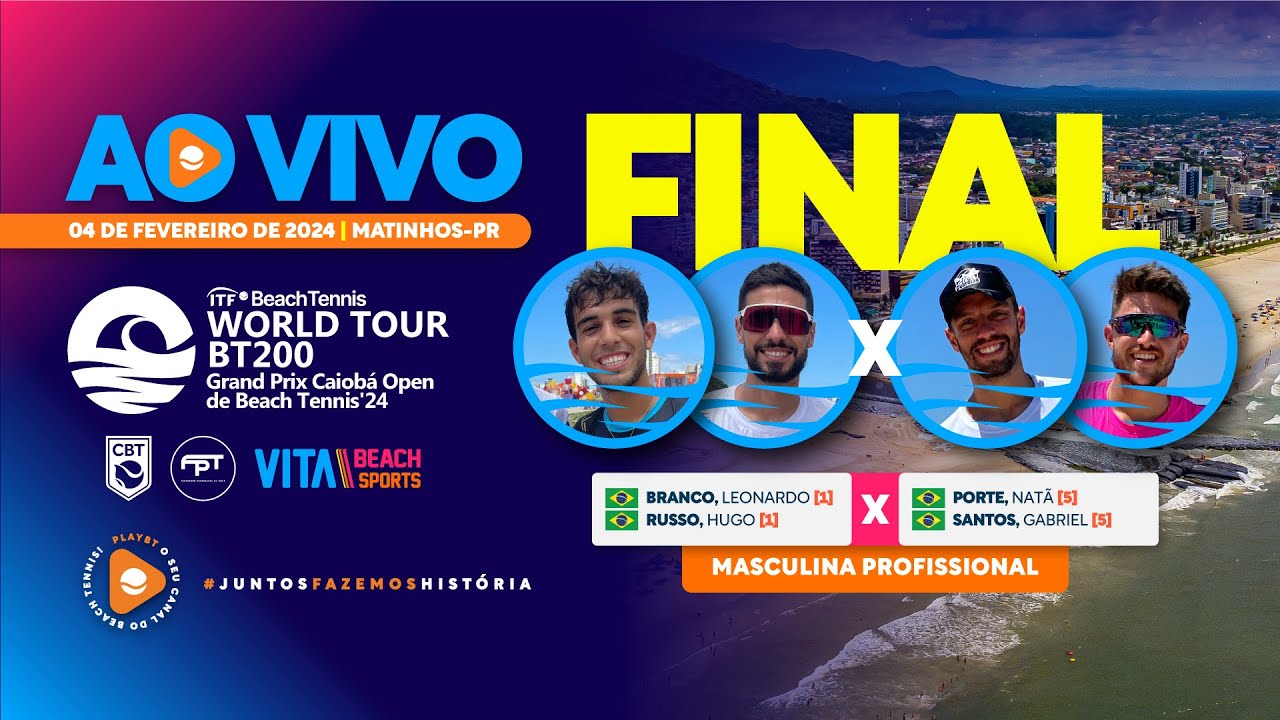 FINAL: HUGO RUSSO/LEONARDO BRANCO X GABRIEL SANTOS/NATÃ PORTE - MATINHOS (PR) - BT 200