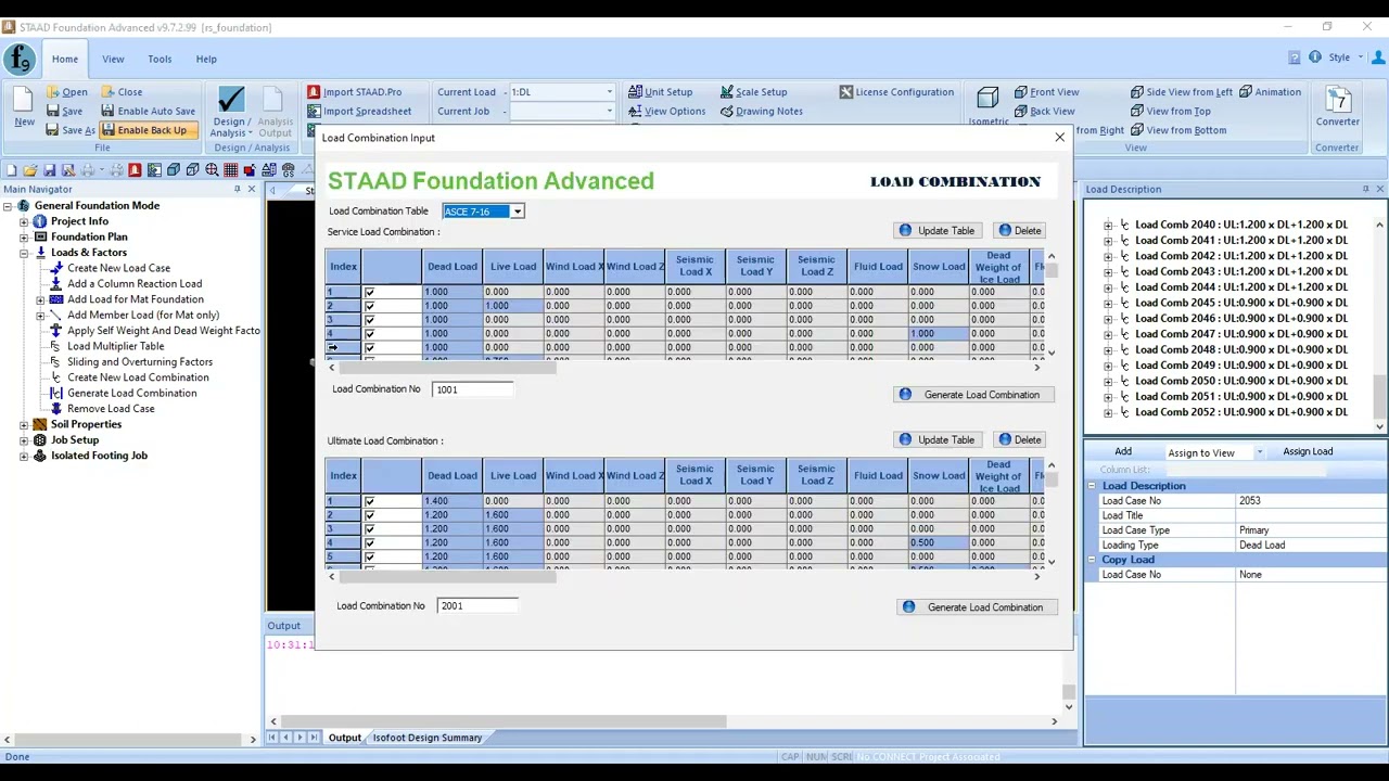 STAAD.Pro Advance - Resilient and Secure Isolated Footing Design