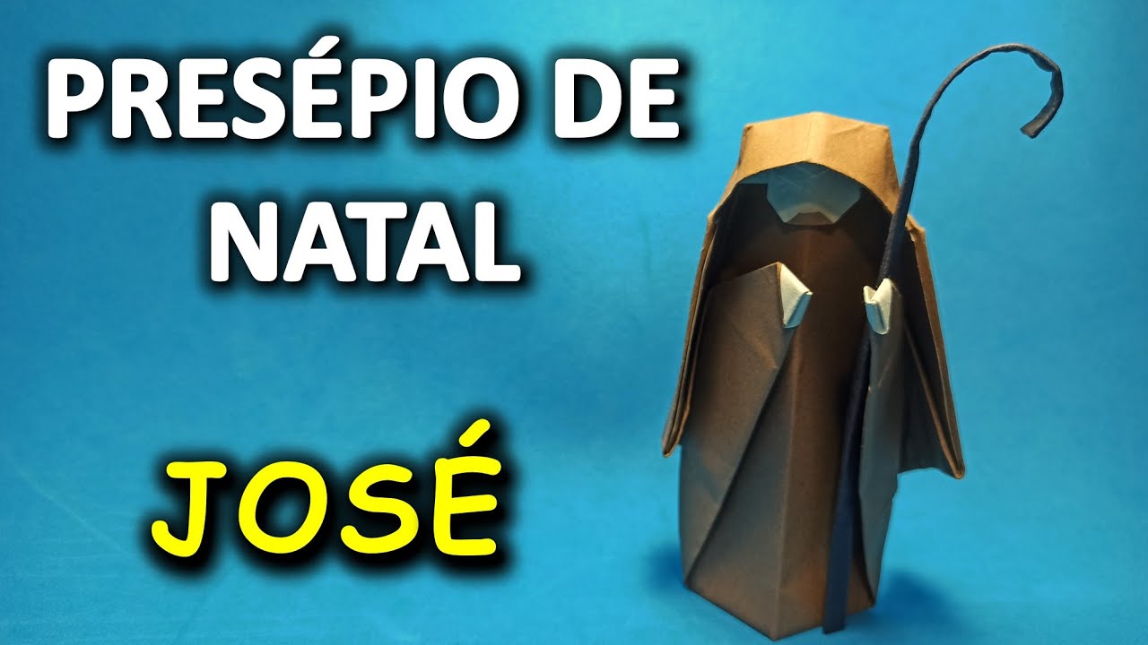 ORIGAMI - COMO FAZER JOSÉ - Passo A Passo Simples, Fácil e Descomplicado