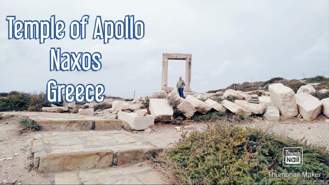 Temple of Apollo - Portara, Naxos Greece.