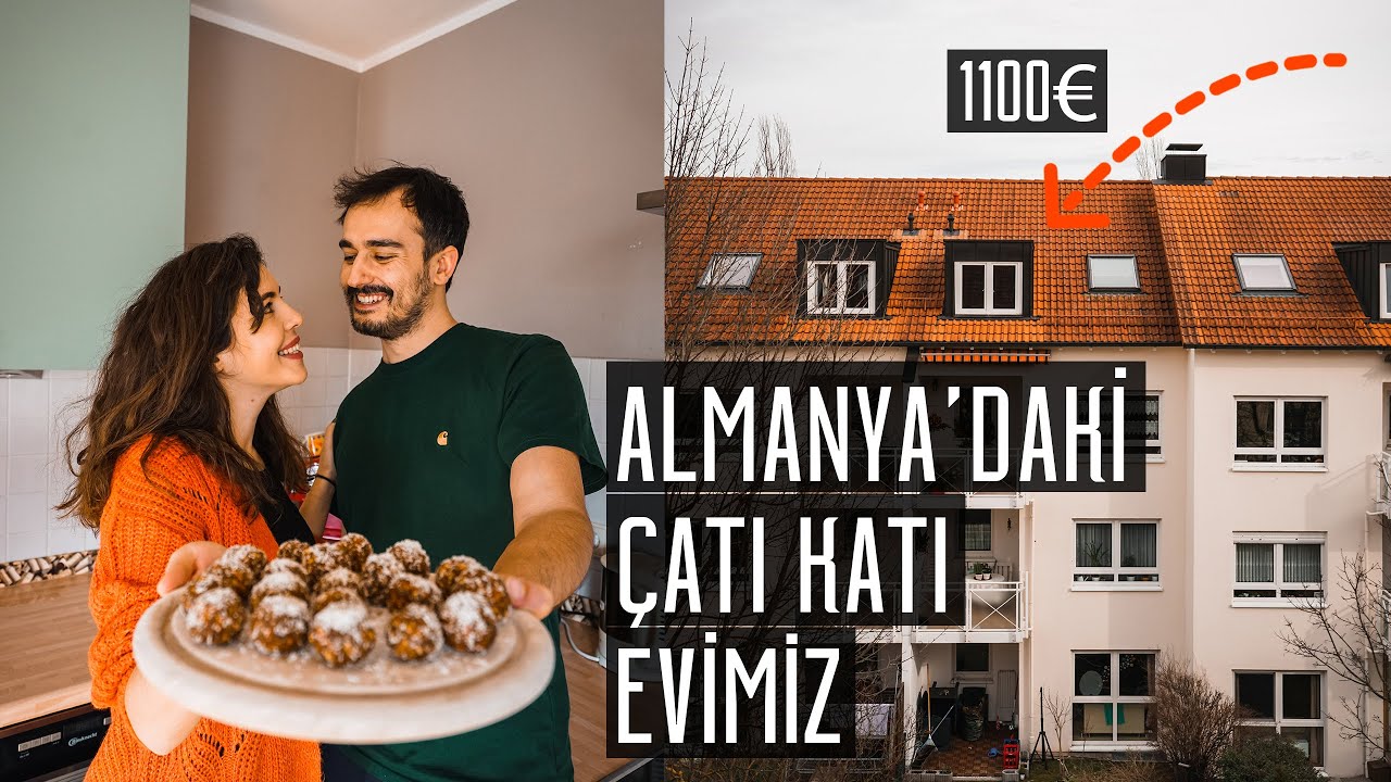 ALMANYA'DAKİ ÇATI KATI EVİMİZ - ALMANYA'DA EV TURU