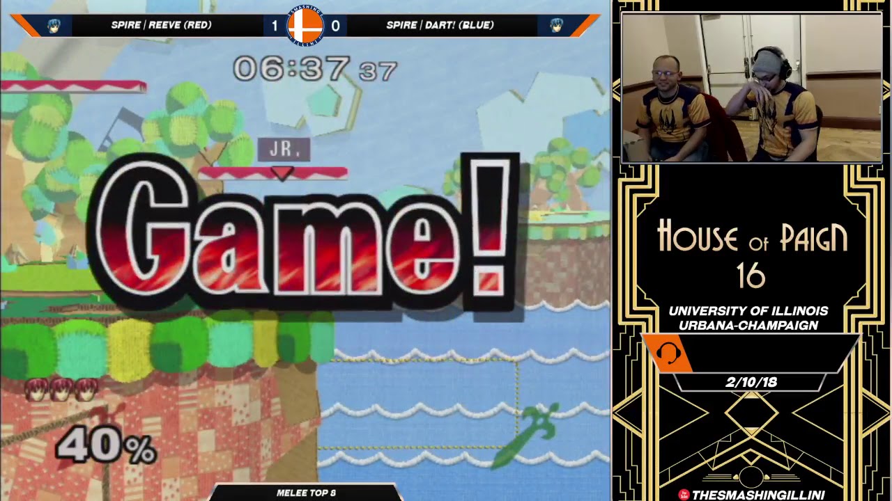 [House of Paign XVI] Spire | Reeve (Red Marth) vs. Spire | Dart! (Blue Marth) SSBM Singles Top 8