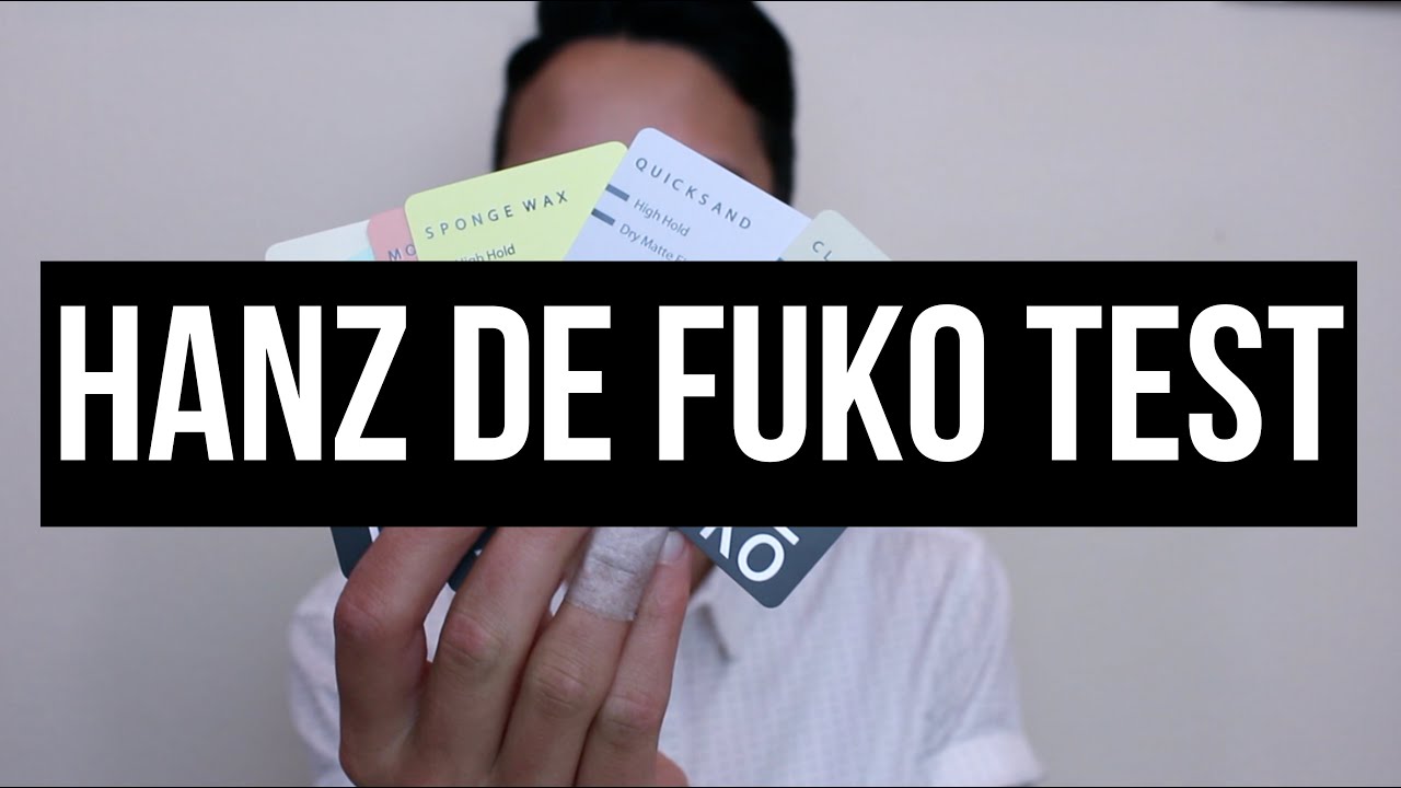 HANZ DE FUKO HAIR PRODUCT TEST