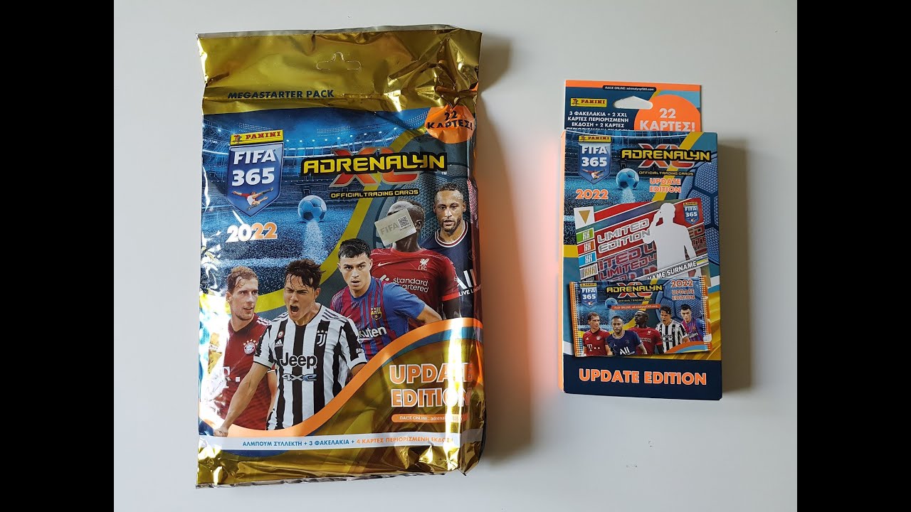 HIT!!! PANINI FIFA 365 2022 UPDATE EDITION - UNBOXING GRECKIEGO STARTERPACKA I BLISTRA XXL!!!