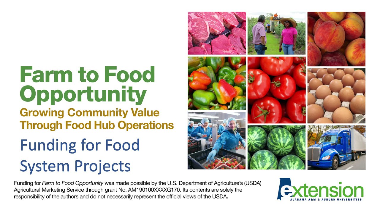 Farm to Food Opportunity: Funding for Food System Projects