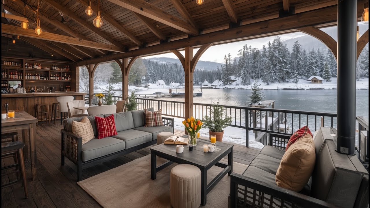 Snow & Smooth Jazz Music for Deep Work, Study & Focus Gentle & Golden