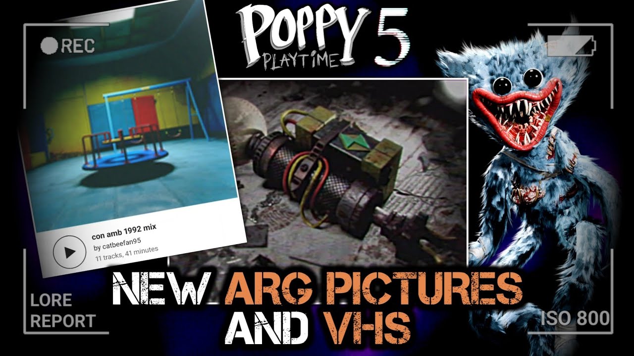 Poppy Playtime, глава 5 — Новые официальные ARG-саундтреки и тизерные изображения | Трейлер на VHS