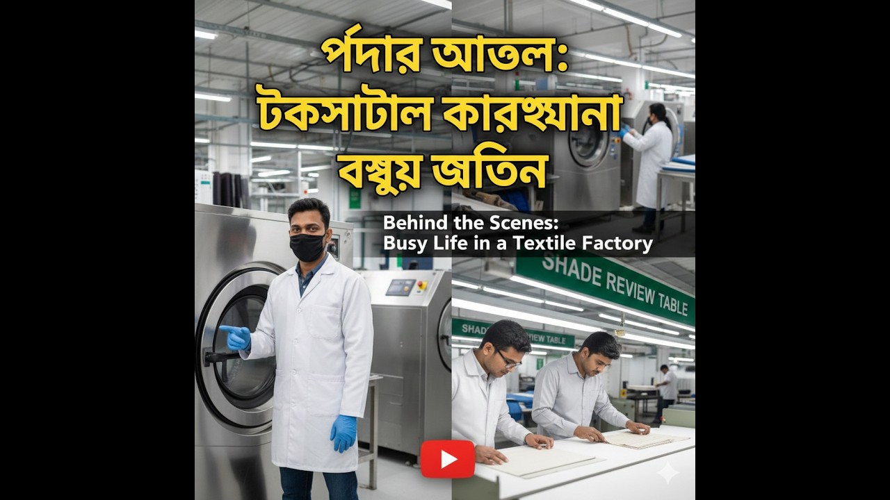 পর্দার আড়ালে: টেক্সটাইল কারখানার ব্যস্ত জীবনBehind the Scenes: Busy Life in a Textile Factory
