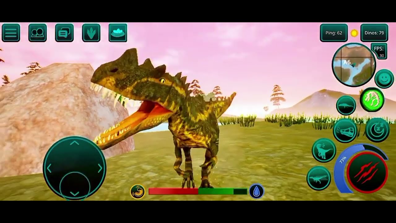 Ceratosaurus gameplay trying to achieve realism/the cursed Isle
