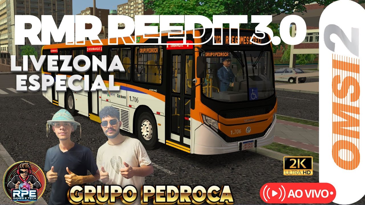 [#live ] LIVEZONA ESPECIAL COM O GRUPO PEDROCA MAPA RMR REEDIT 3.0 | LOGITECH G923