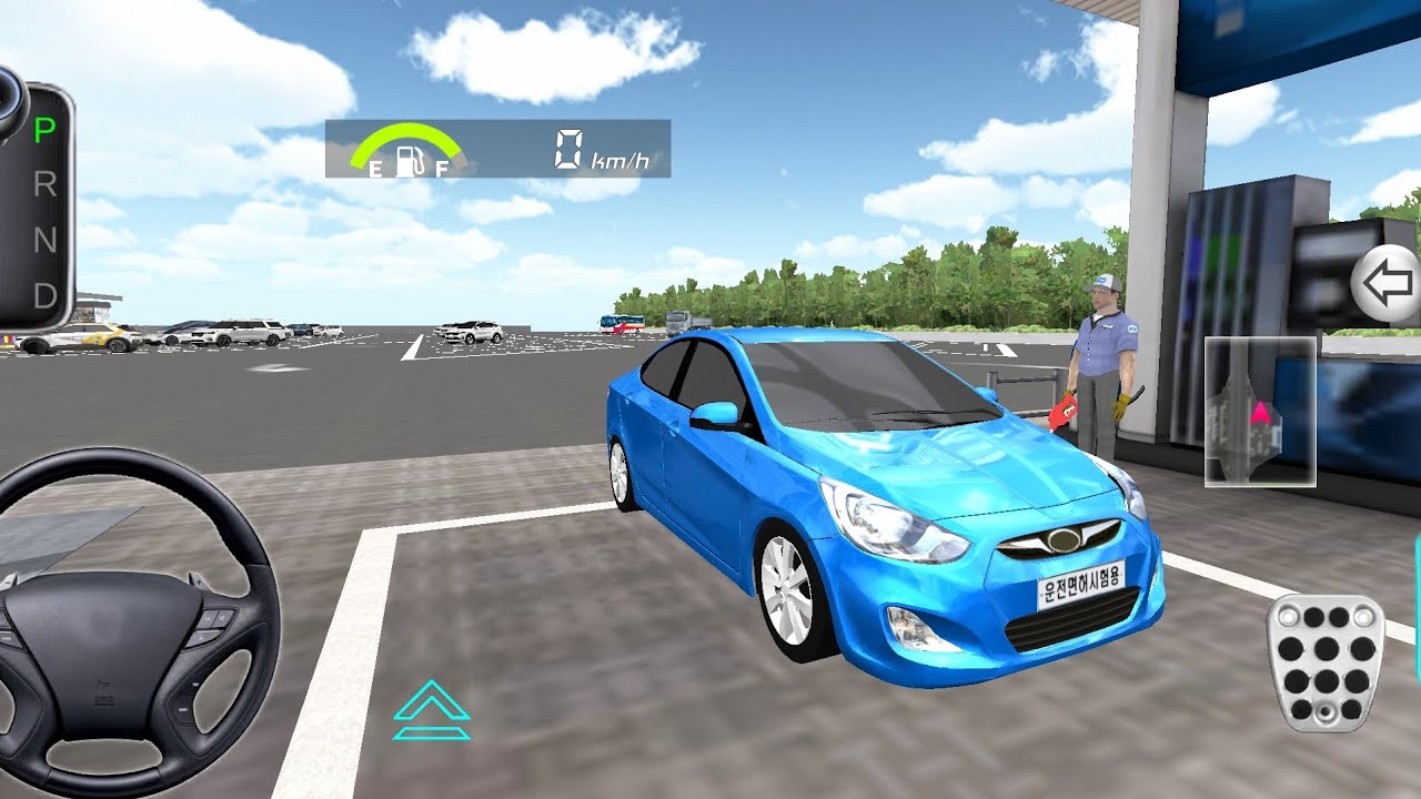 New blue colour car Kia Carnival Car Parking Gameplay || 3d Driving Class2 #gameplay #cargame#viral