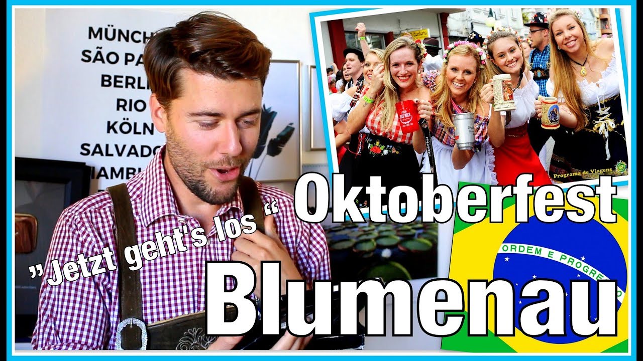 ALEMÃO REAGE A OKTOBERFEST DE BLUMENAU / BRASIL