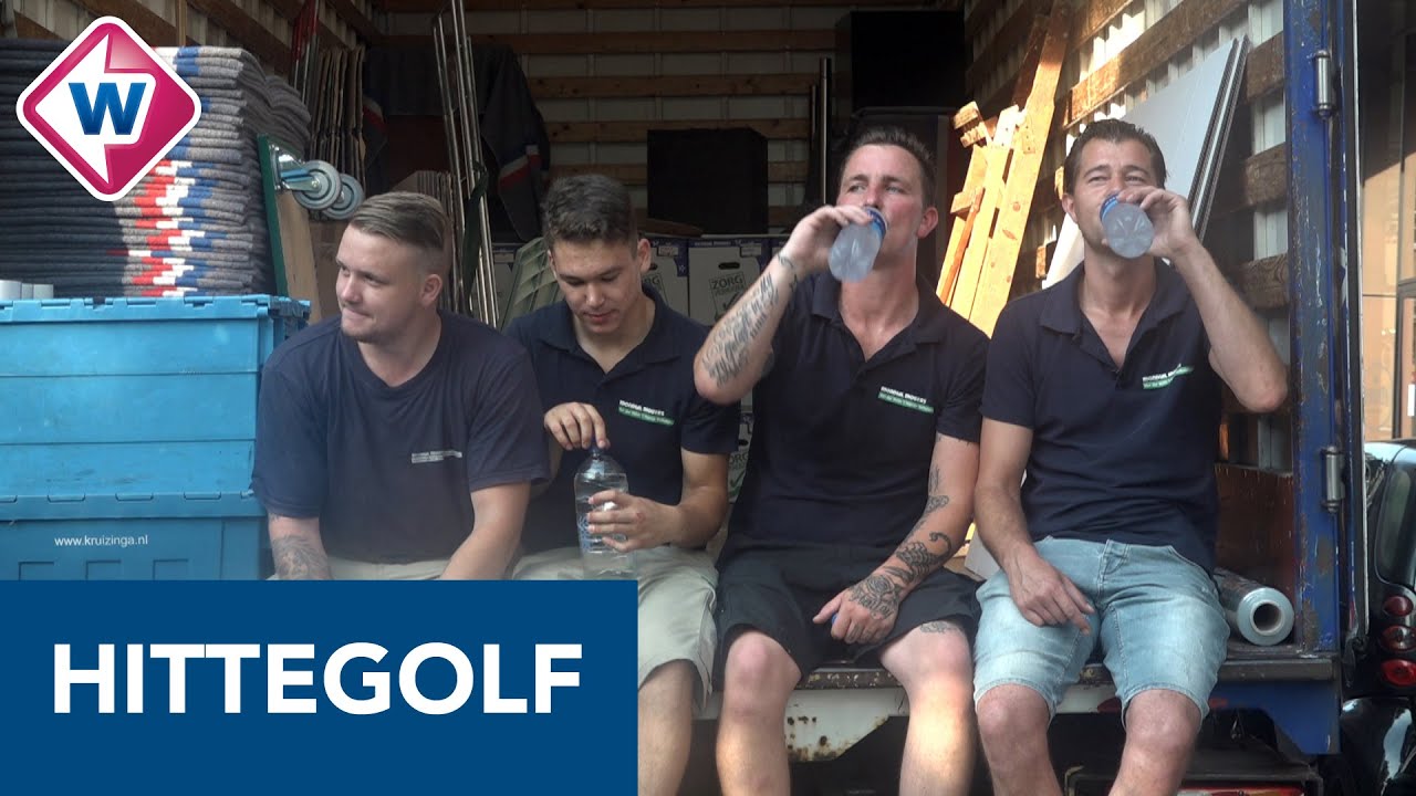 Verhuizen in de hitte: elke klus een nieuw shirt - OMROEP WEST