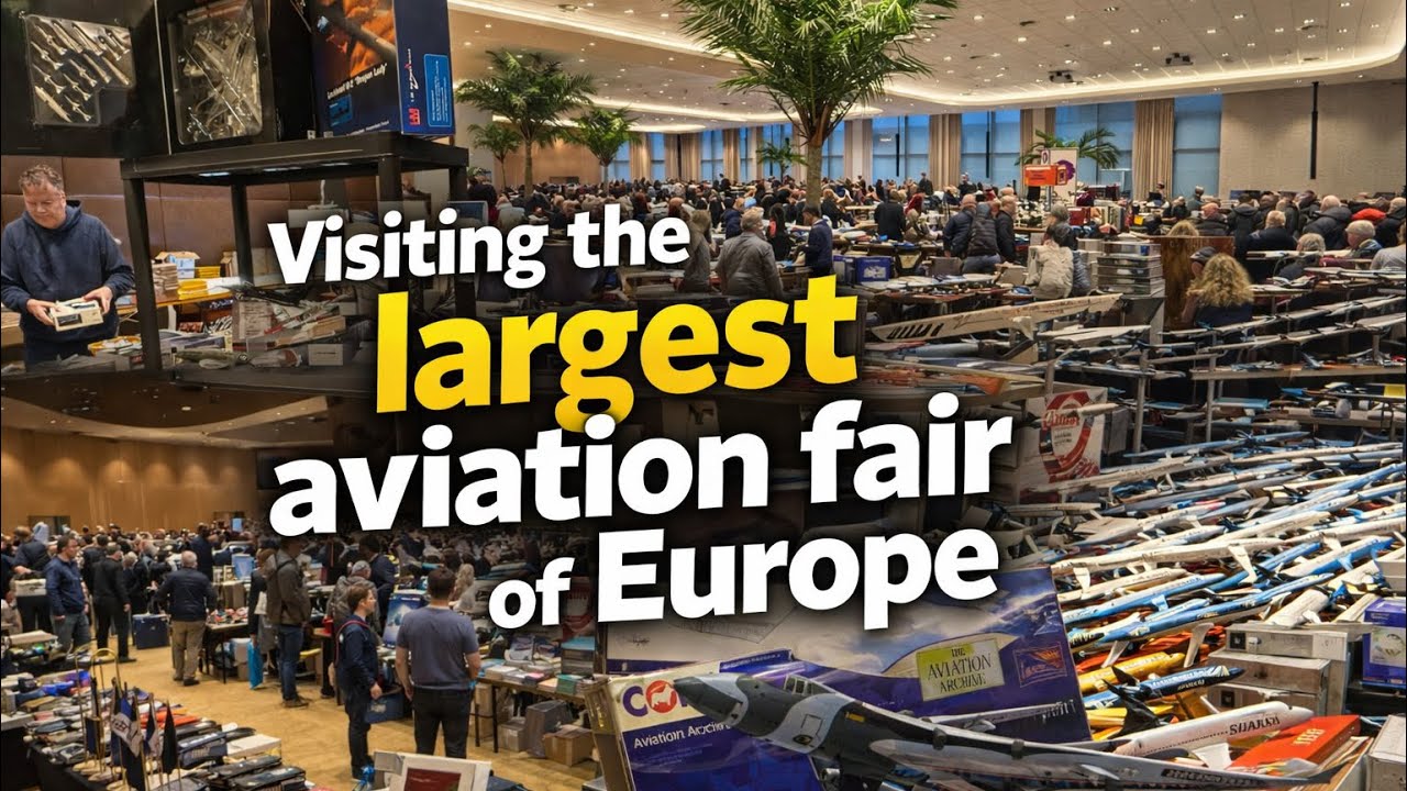 I Visited Europe's LARGEST Aviation Fair... I Wasn't Ready | Amsterdam Aviation Collectors Fair 2026