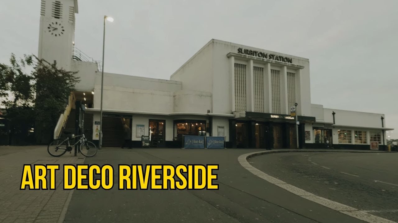 Kingston to Surbiton: Sunrise on the Thames & Art Deco Streets (Station to Station)
