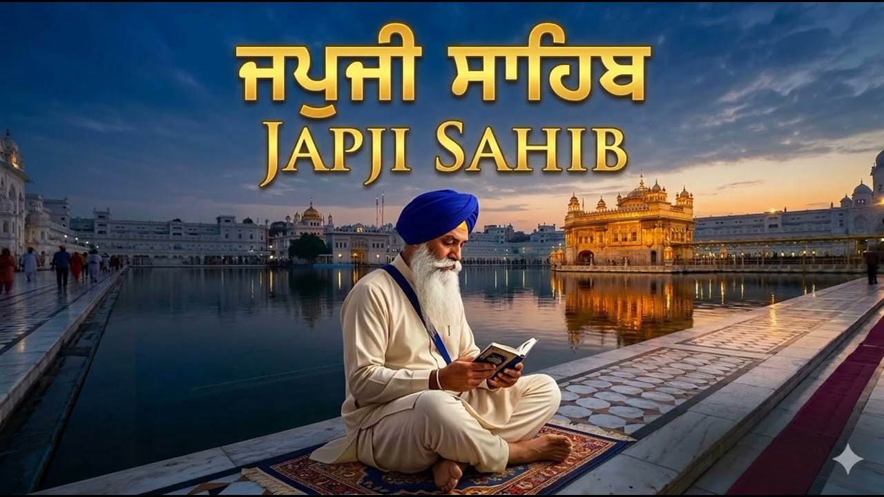 Japji Sahib | ਜਪੁਜੀ ਸਾਹਿਬ | Full Path | Nitnem Gurbani | Morning Prayer