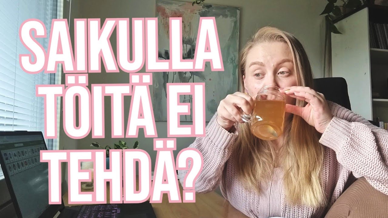 OPETTAJAN SAIRASLOMA : TY&Ouml;N TEKEMINEN KIPE&Auml;N&Auml;?🤧📚