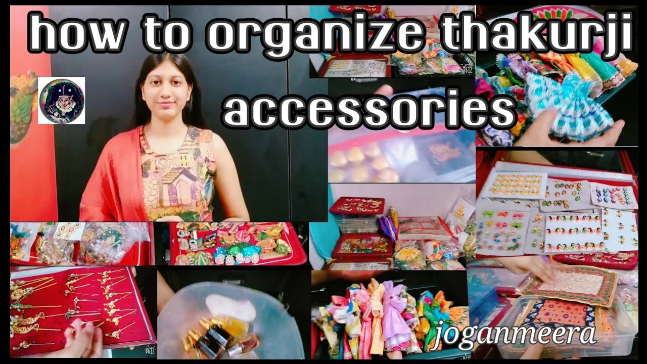 लड्डू गोपाल की चीजें कैसे organize करे,how to organise Laddu Gopal Shringar,dress,kundal,khilone