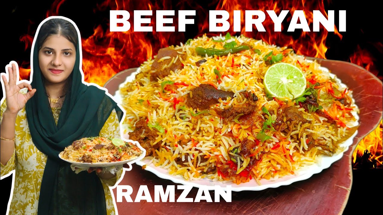 Ramzan Ke Pehle Din Ki Special Beef Biryani | Beef Biryani Recipe 🔥