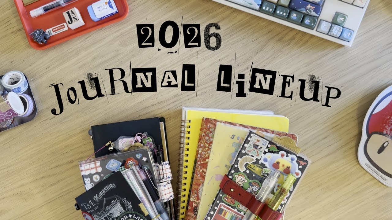 19. My 2026 Journal Lineup 📚